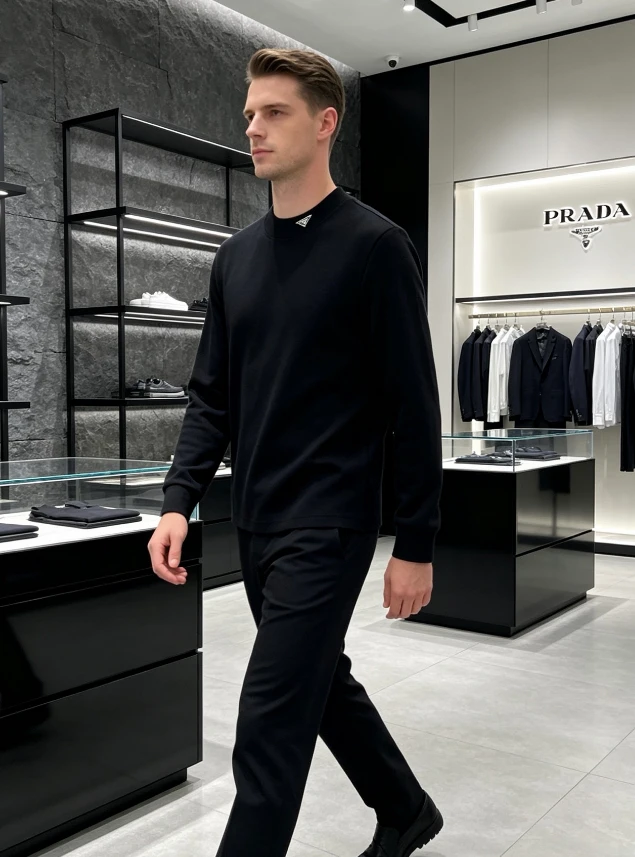 PRD Mock Neck Long Sleeve / Black - image
