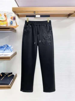 CH Cross Detail Pants / Black