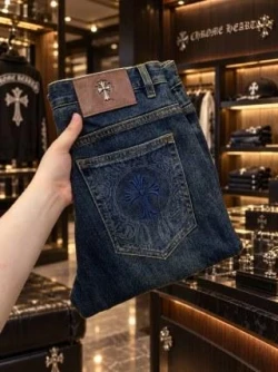 CH Back Pocket Logo Jeans / Blue