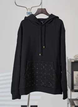 LV Reflective Embossed Monogram Sweatshirt Variant 2 / Black
