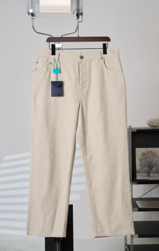 LV Tonal Monogram Jeans / Ecru - image