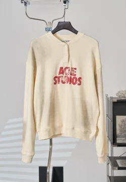 AS Vintage Lettering Sweatshirt / Ecru
