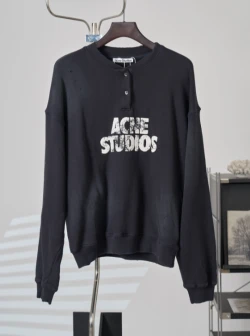 AS Vintage Lettering Sweatshirt / Black