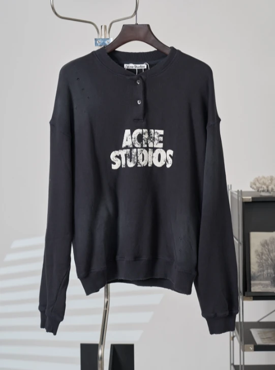 AS Vintage Lettering Sweatshirt / Black - image