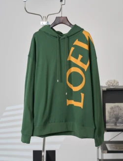 LOE Shoulder Lettering Hoodie / Green