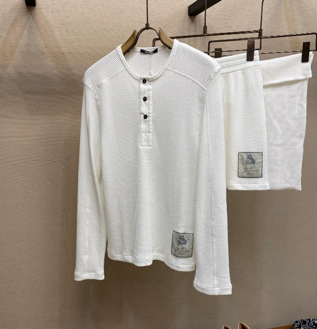 Jacquemus Waffle Top & Shorts Set / Multiple Colors - image