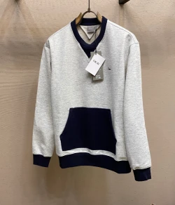 DIO Contrast Pocket & Neckline Sweatshirt / Grey & Navy