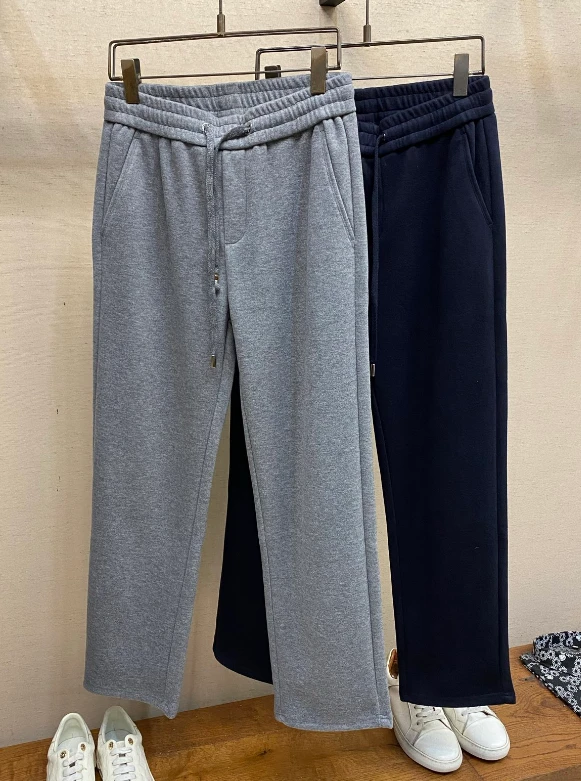 BC Wool Acetate Blend Straight Leg Trousers / Multiple Colors - image