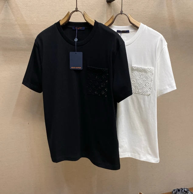 LV Embossed Monogram Pocket T-Shirt / Multiple Colors - image