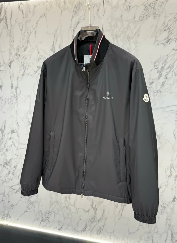 MON Sleeve Pocket Stand Collar Jacket / Dark Grey - image