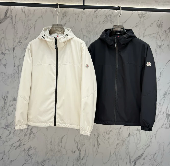MON Contrast Zip Hooded Jacket / Multiple Colors - image