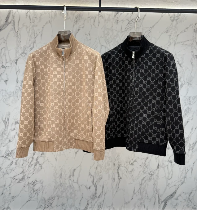 GUC GG Jacquard Stand Collar Bomber / Multiple Colors - image
