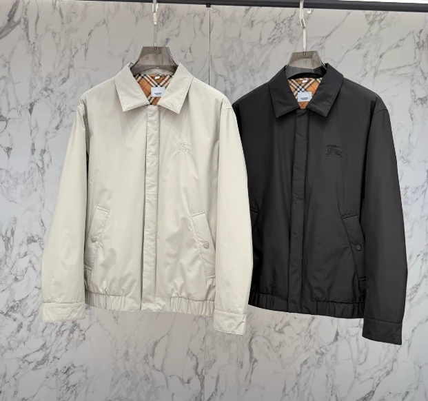 BUR Contrast Check Lined Collared Jacket / Multiple Colors - image