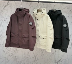 CG Two Pocket Hooded Padded Jacket / Multiple Colors