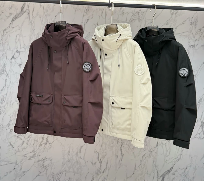 CG Two Pocket Hooded Padded Jacket / Multiple Colors - image