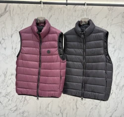MON Round Logo Down Vest / Multiple Colors