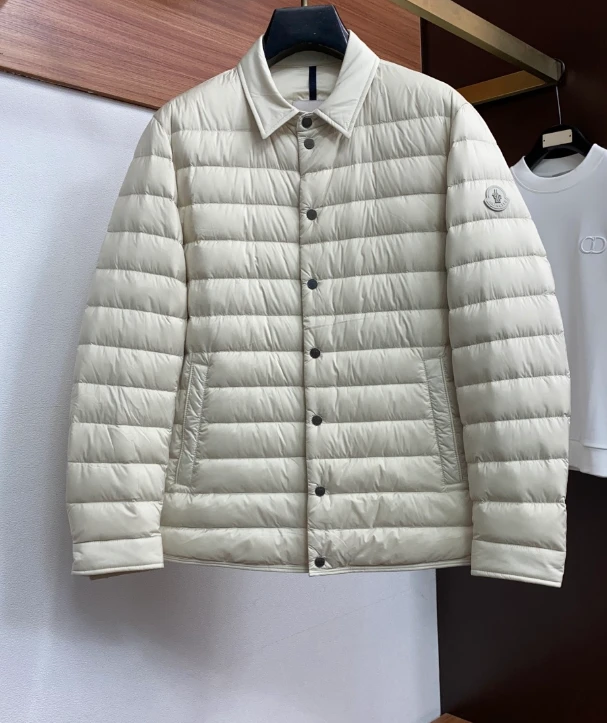 MON Shirt Collar Quilted Jacket / Multiple Colors - image
