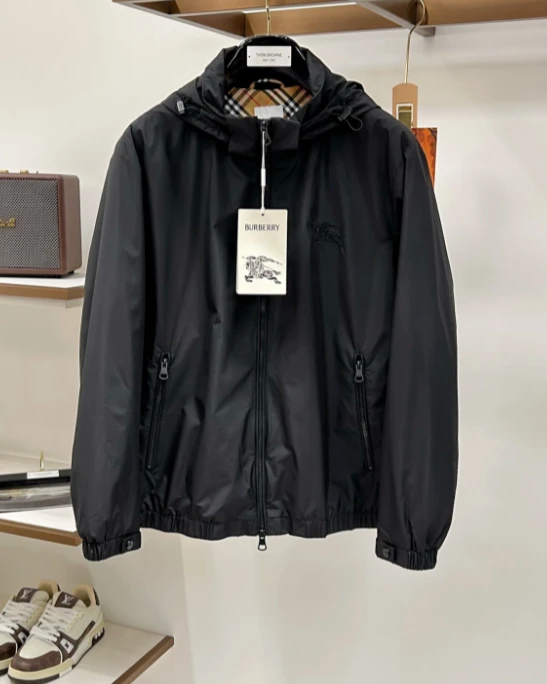 BUR Check Lined Hooded Jacket / Multiple Colors - image