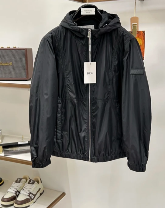 DIO Tonal CD Logo Hooded Jacket / Black - image