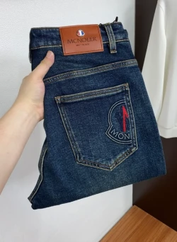 MON Colorful M Embroidered Jeans / Blue