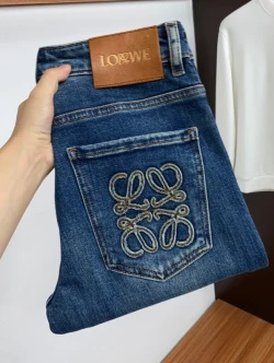 LOE Anagram Back Pocket Jeans / Blue