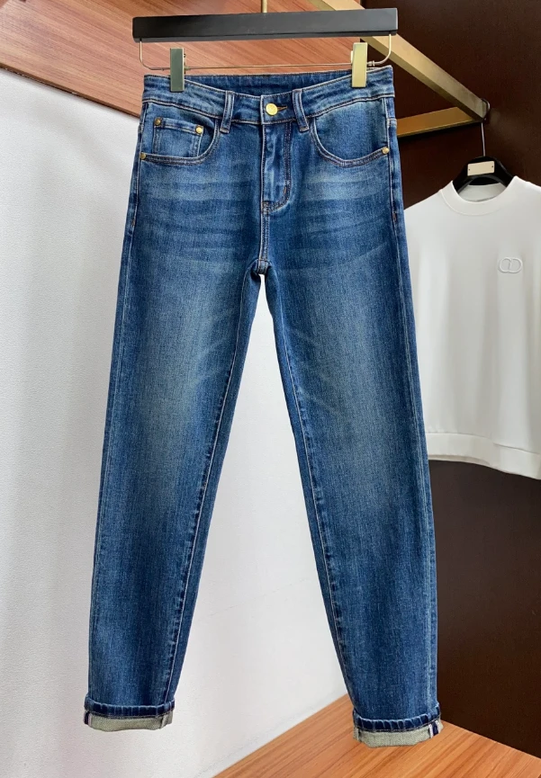 LOE Anagram Back Pocket Jeans / Blue - image