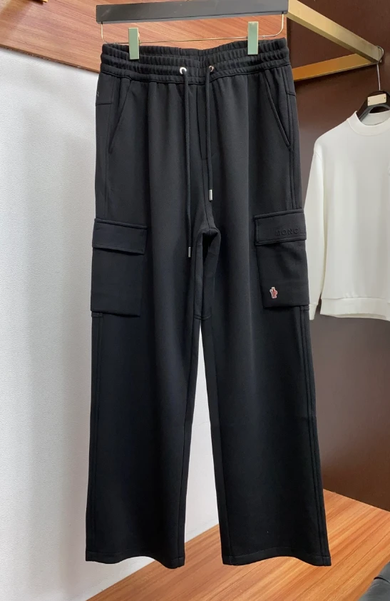MON Side Pocket Straight Leg Trousers / Black - image