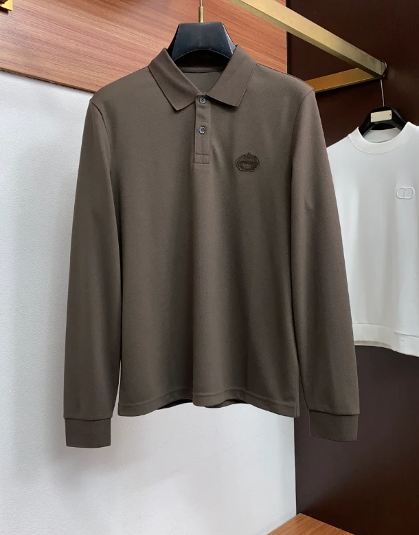 PRA Embroidered Logo Long Sleeve Polo / Multiple Colors - image