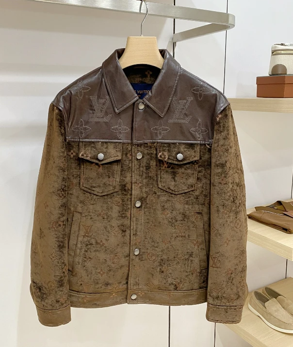 LV Contrast Panel Monogram Jacket / Multiple Colors - image