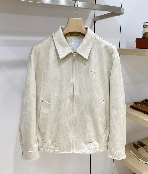 DIO Collared Suede Jacket / Multiple Colors - image