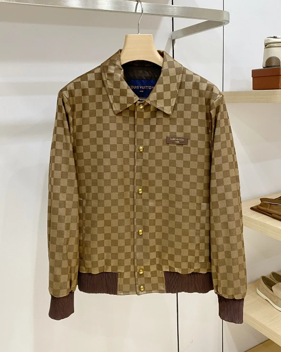 LV Damier Check Brown Cuff Jacket / Brown & Check - image