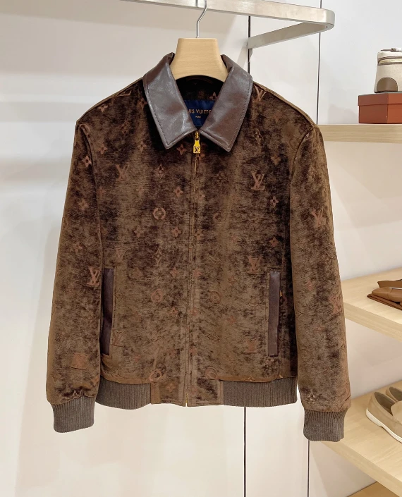 LV Monogram Chenille Jacket / Multiple Colors - image