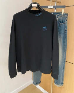 LV Blue Lettering Top / Black