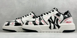 MLB Chunky Liner NY Logo 3ASXCA12N / White & Black & Pink