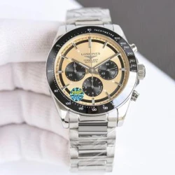 LNG Conquest Chronograph Steel / Gold