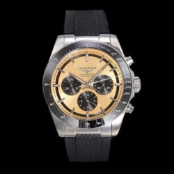 LNG Conquest Chronograph Rubber / Gold