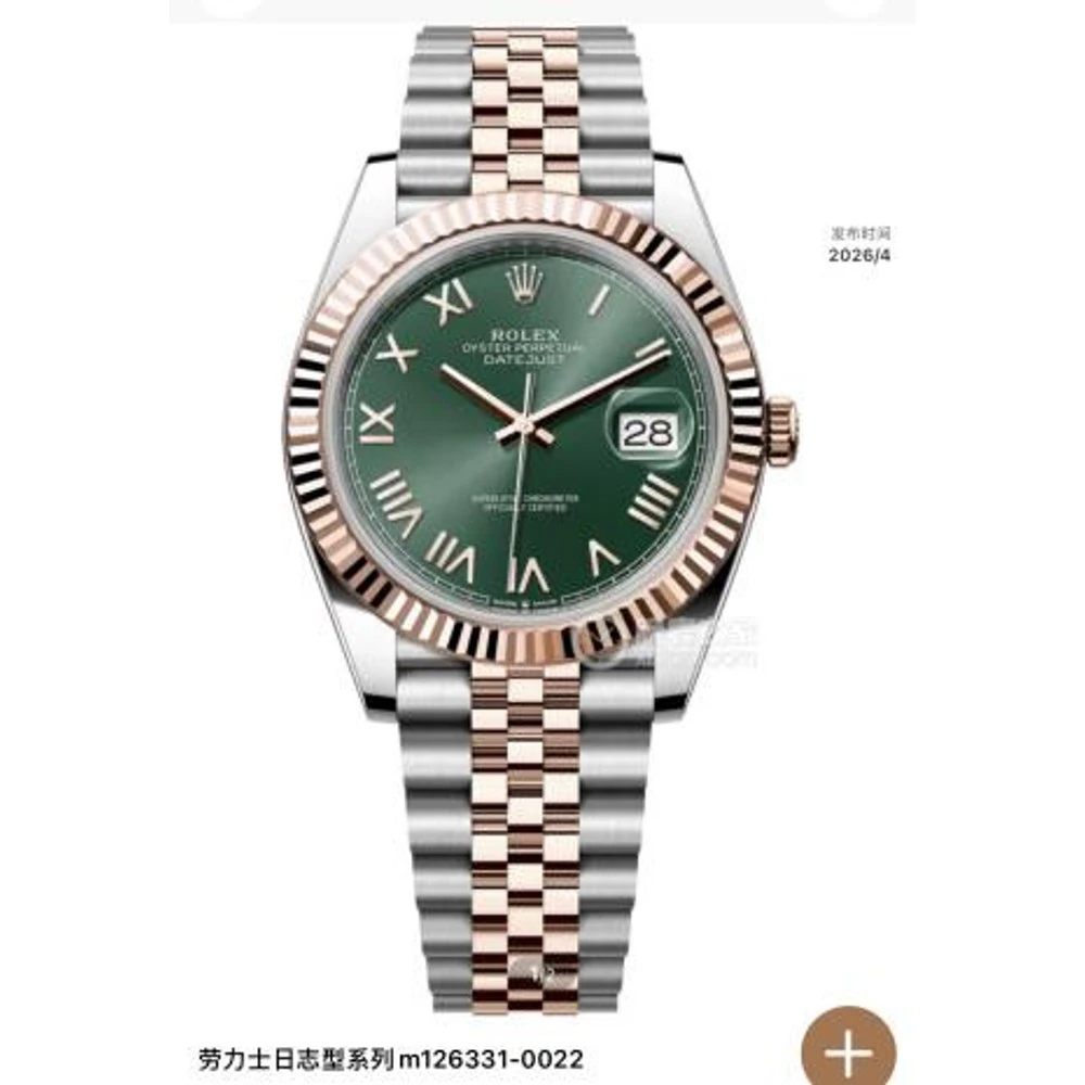 RLX Datejust Roman Dial / Multiple Colors - image