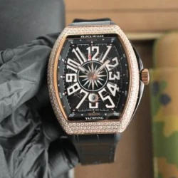 FM V45 Automatic Crystal Case / Black