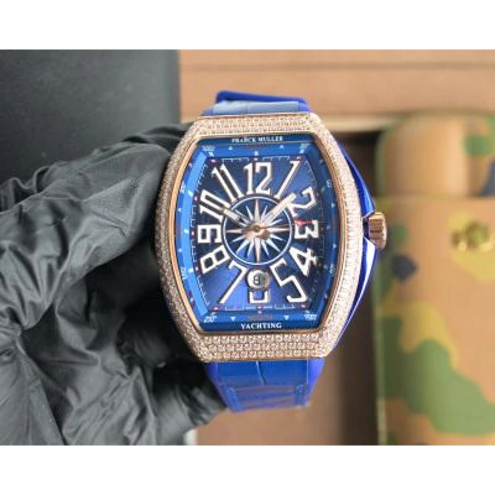 FM V45 Automatic Crystal Case / Blue - image