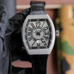 FM V45 Automatic Crystal Case / Silver