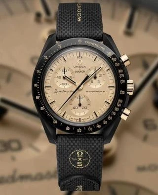 SW MoonSwatch 1969 / Black Gold - image