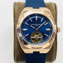 VC Overseas Tourbillon / RG Blue