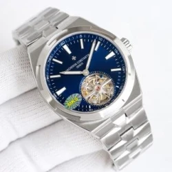 VC Overseas Tourbillon / Steel Blue