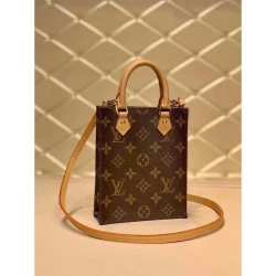 LV / Petit Sac Plat / Monogram Brown