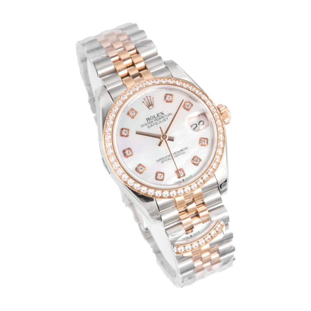 RLX Datejust 31 / White Rose Accents — реплика - image