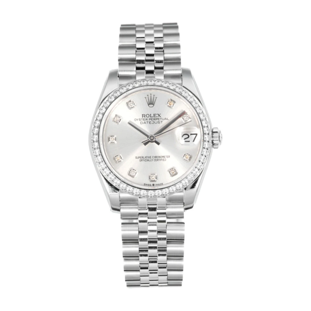 RLX Datejust 31 / White Steel Markers — реплика - image