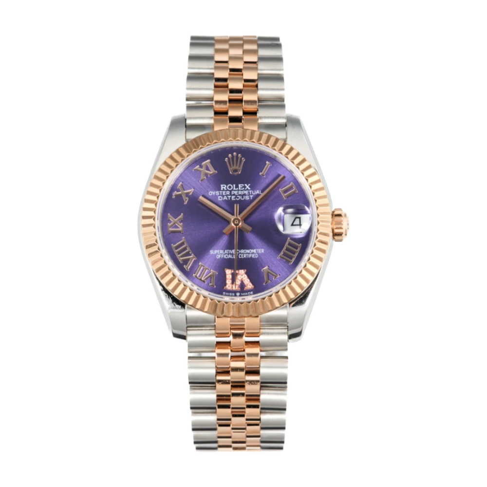 RLX Datejust 31 / Purple Roman Rose — реплика - image