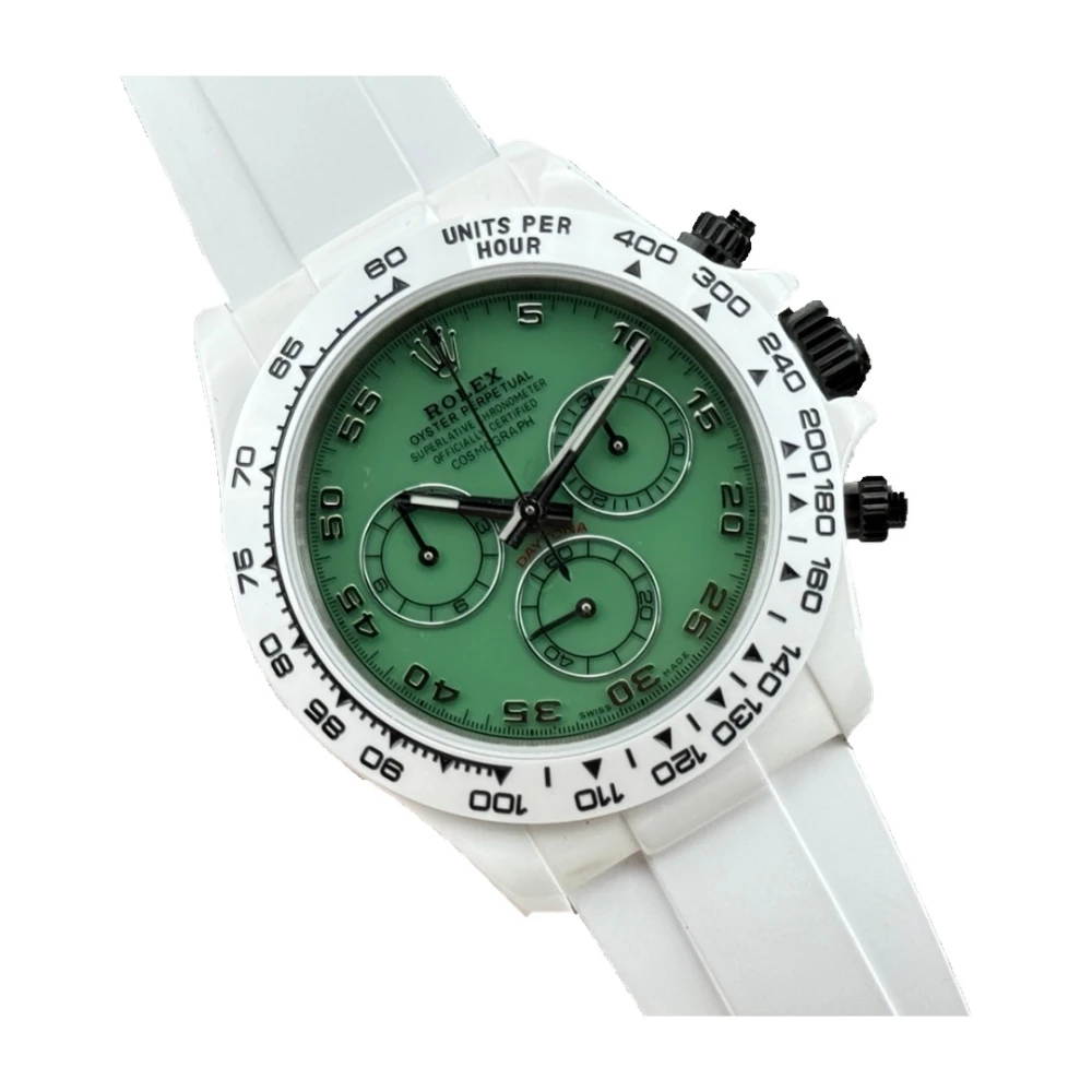 RLX Daytona Ceramic / RXF White Strap — реплика - image