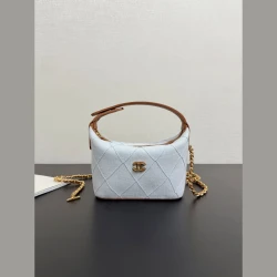 CHA Denim Lunch Box Bag / Light Blue