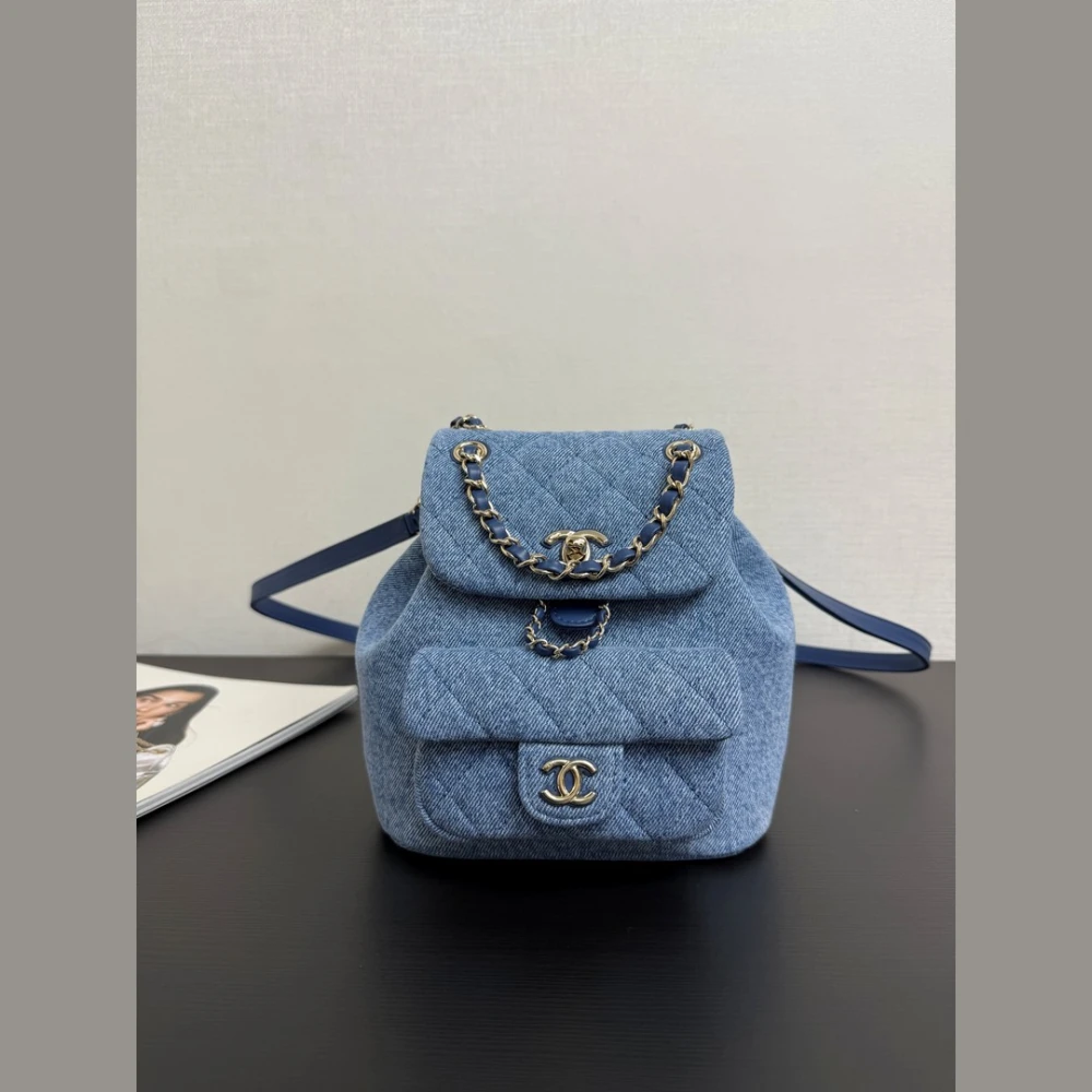 CHA Denim Backpack / Blue - image